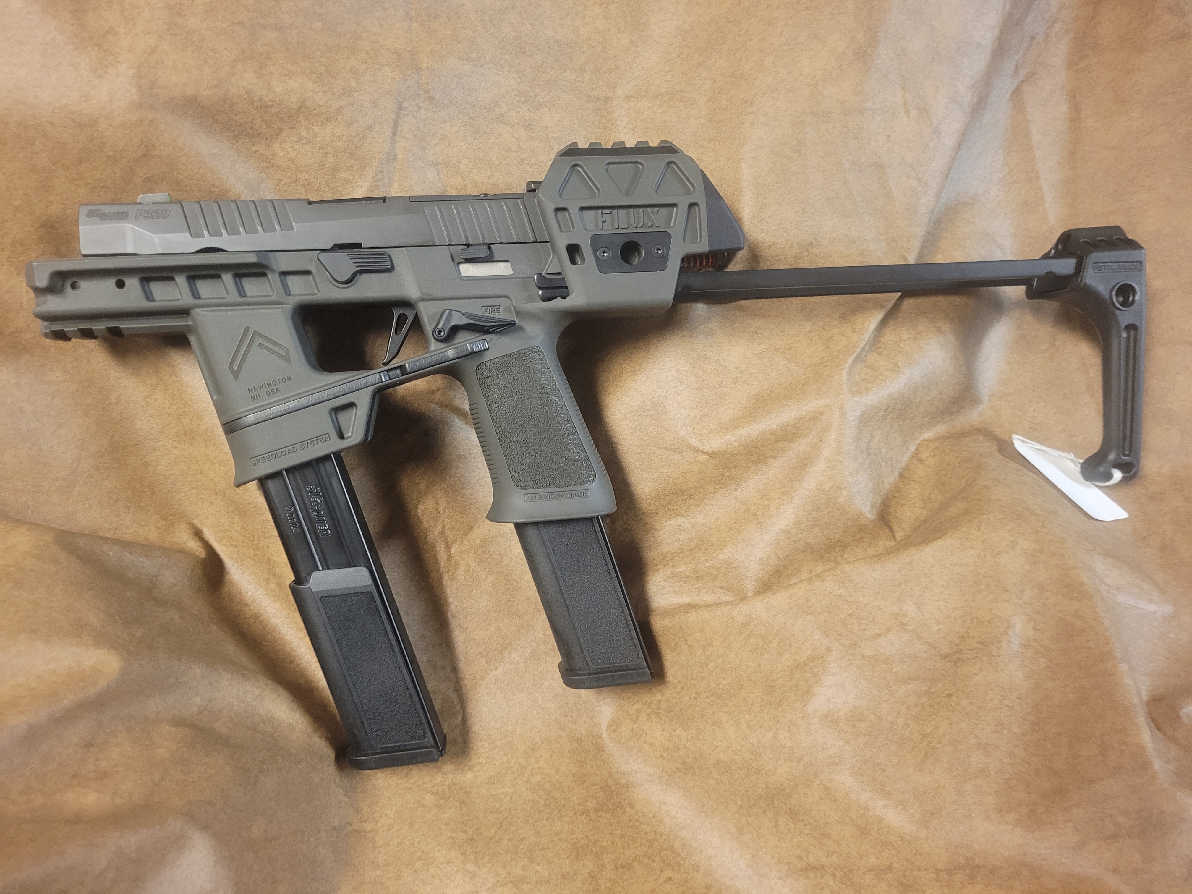 Sig Sauer 320FLUX9LEGION P320 Flux Legion Full Size Frame 9mm Luger 30+1 3.90"