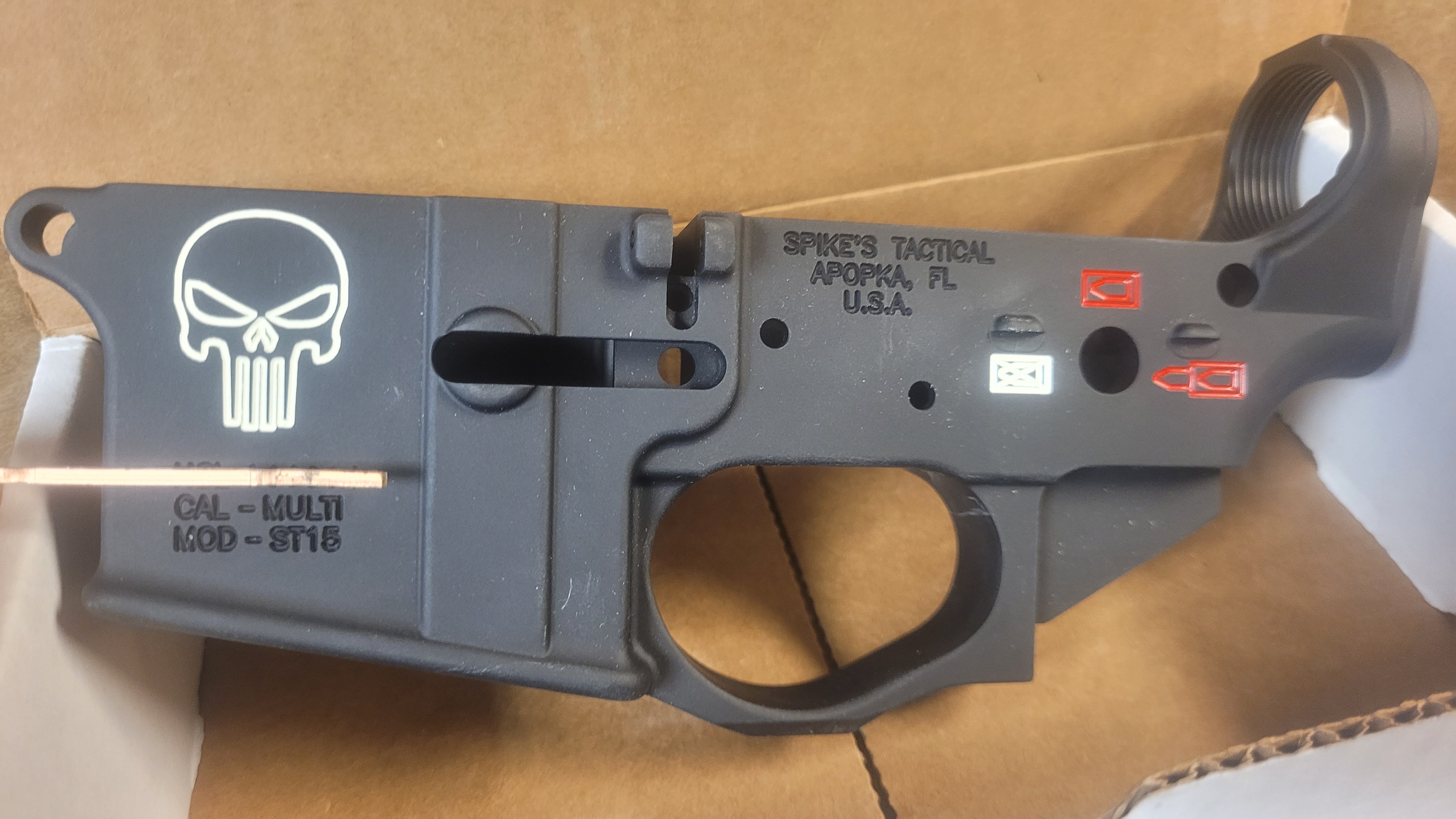 Spikes Tactical Punisher Stripped Lower Receiver
