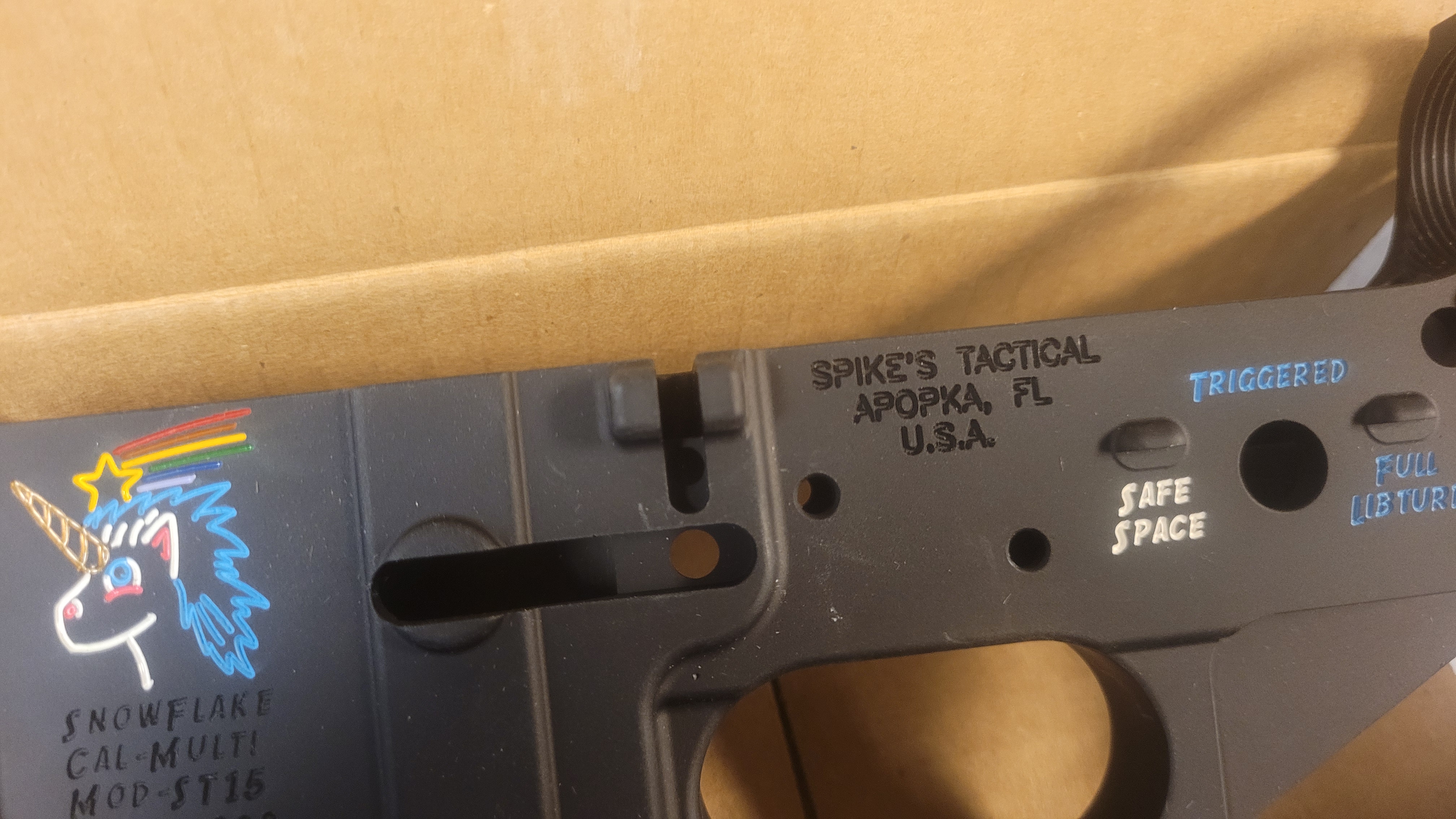 Spikes Snowflake Stripped Lower Receiver Multi-Caliber