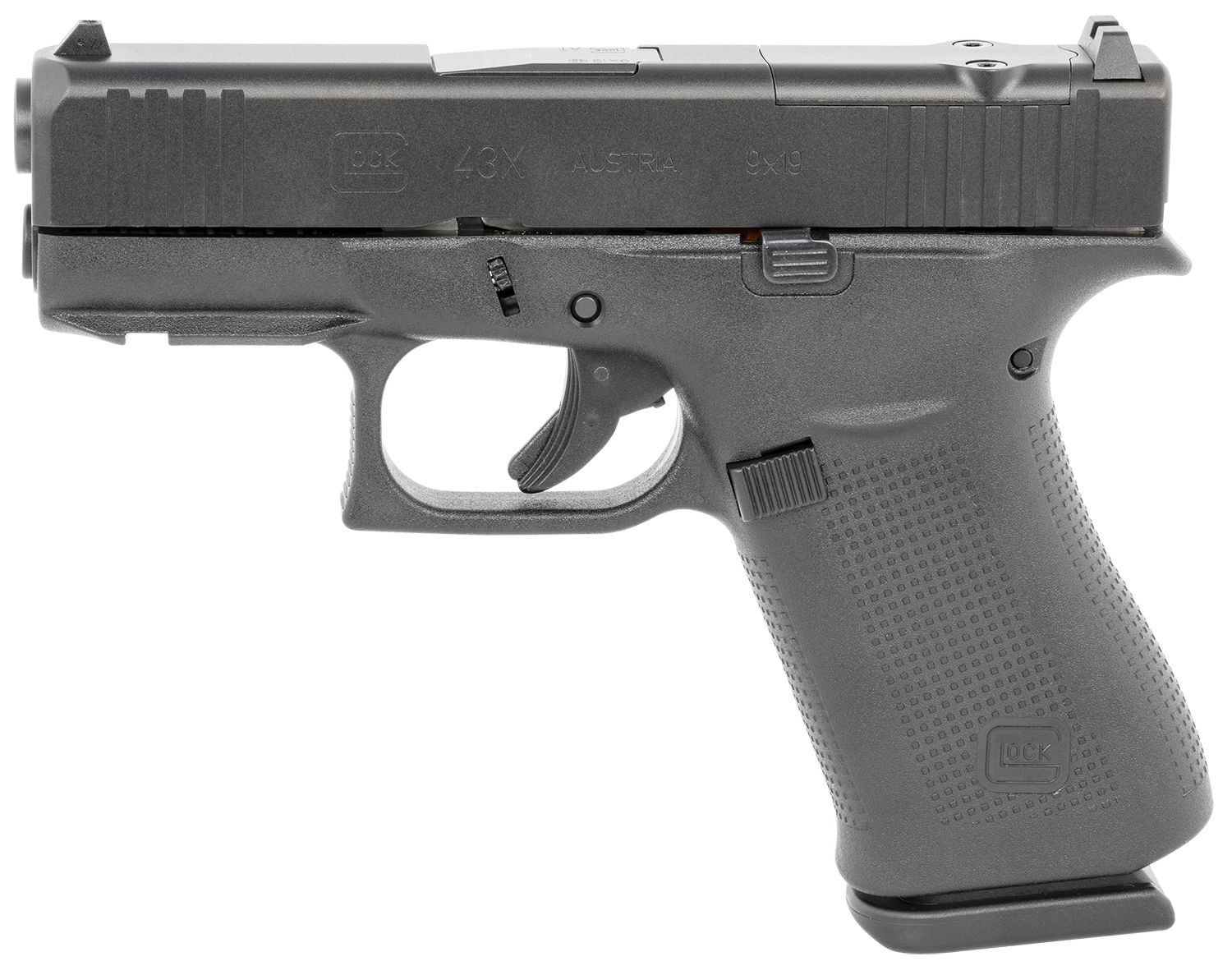 Glock PX4350201FRMOS G43X MOS Slim Sub-Compact 9mm Luger 10+1 3.41"