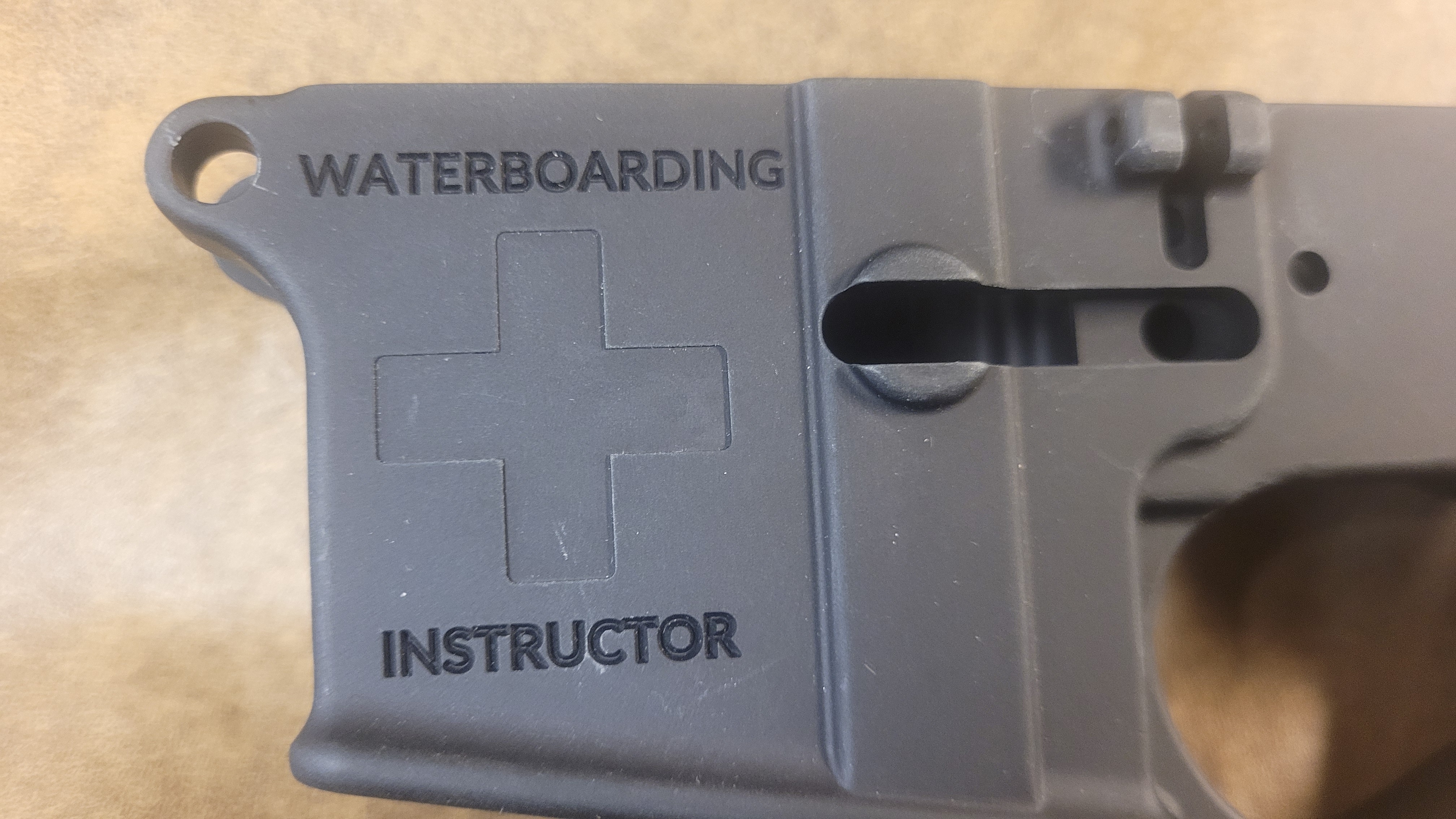 Spikes Water Boarding Instructor Stripped Lower Receiver