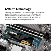 KIOXIA EXCERIA G3 NVMe SSD 2TB / Storage for Laptop atau PC / PCle Gen5 SSD 