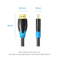 VENTION [AACBF 1M] Kabel HDMI 3D v2.0 4K UHD High Speed Quality Garansi 2 Tahun