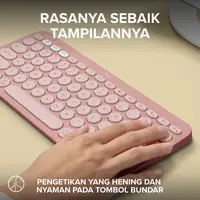 Logitech Pebble Keys2 K380s Keyboard Wireless Bluetooth MultiPerangkat - Garansi 1 Tahun