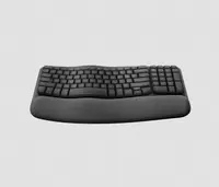 Logitech Wave Keys Keyboard Ergonomic Wireless Bluetooth dan Palm Rest