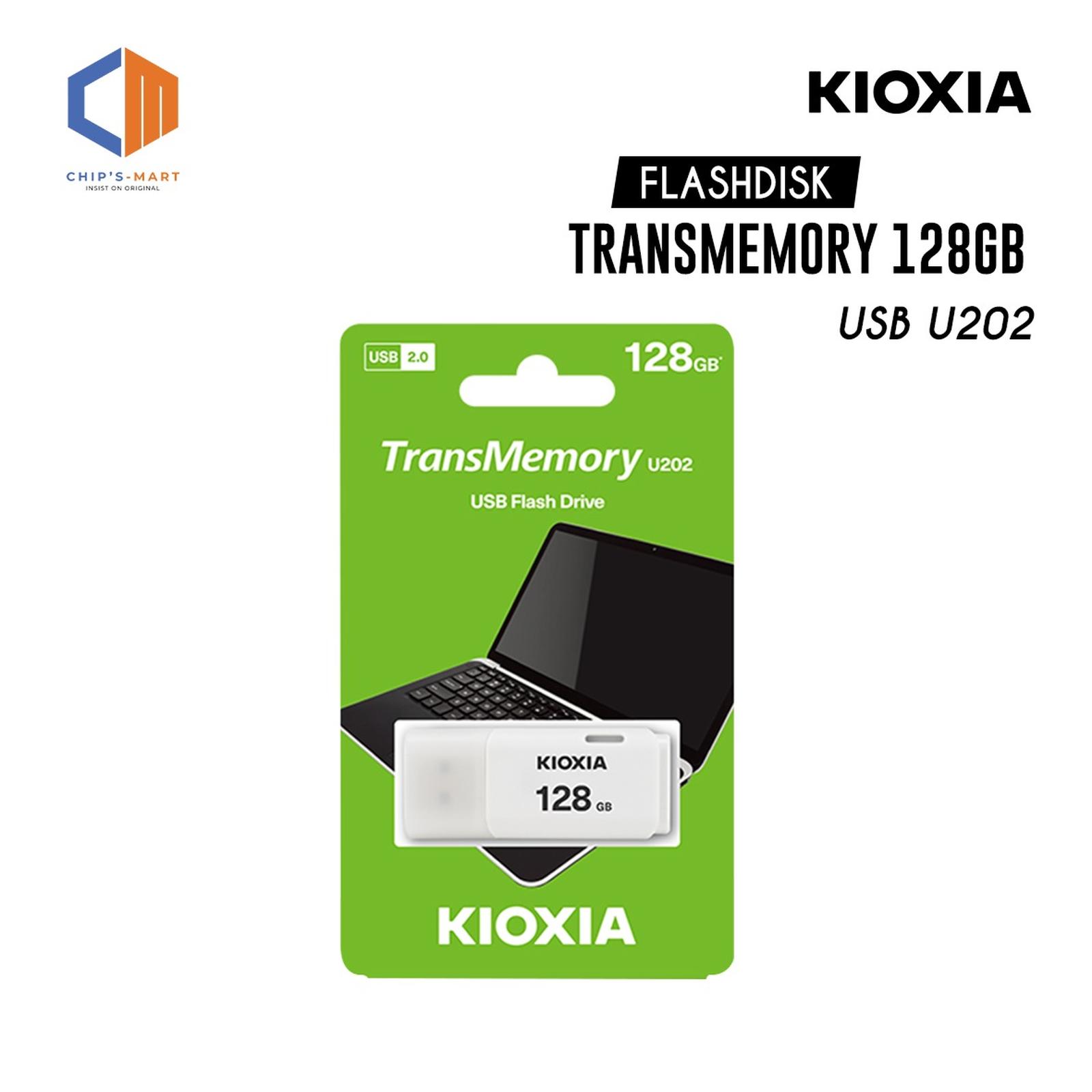 Flashdisk Kioxia TransMemory U202 128GB USB2.0 Ori Garansi 5 Tahun