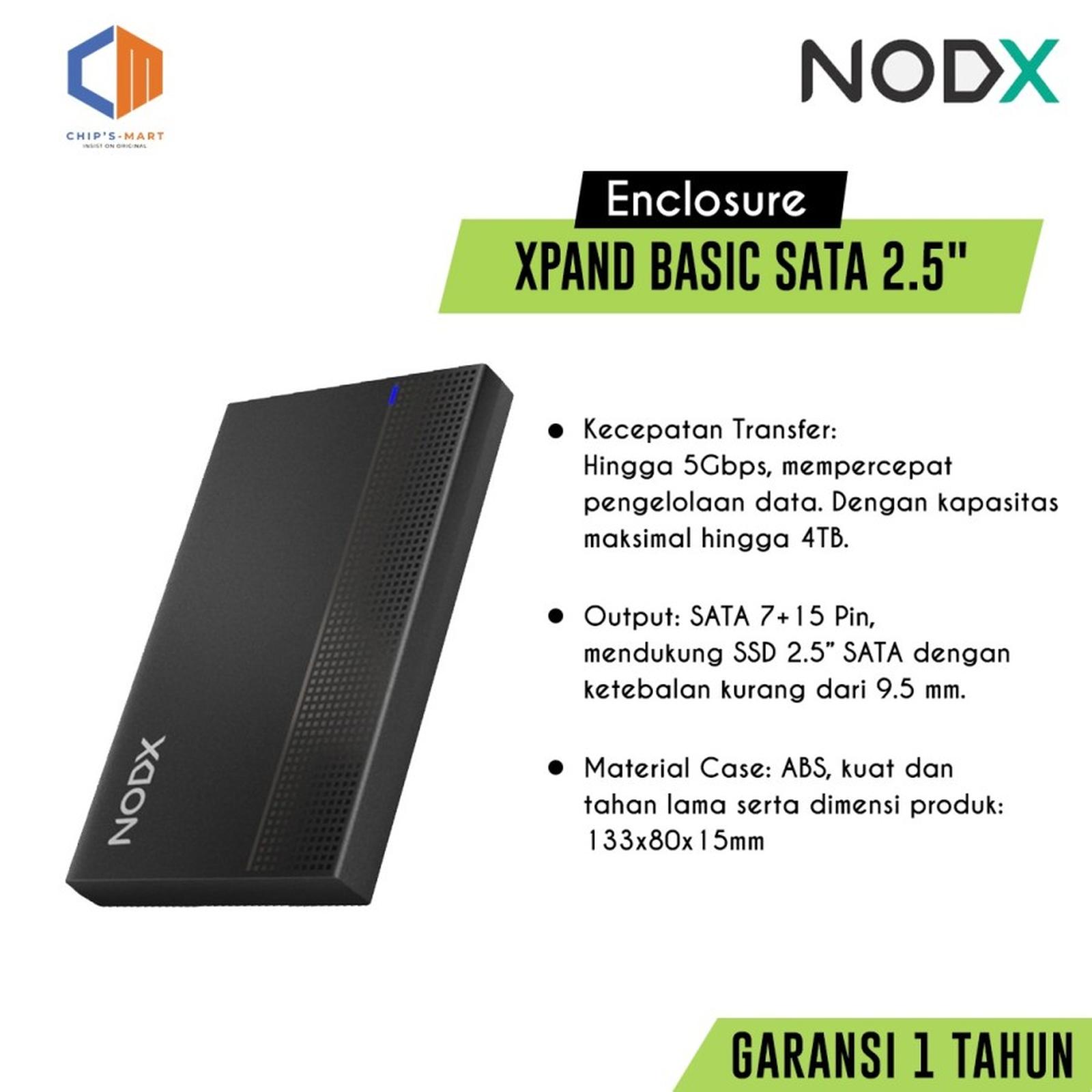 NODX XPAND BASIC SATA 2.5" Enclosure