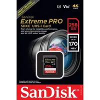 SanDisk SD Card 256GB Extreme Pro