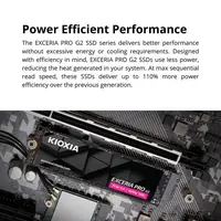 KIOXIA EXCERIA PRO NVMe SSD 1TB / Storage for Laptop atau PC / PCle Gen5 SSD 