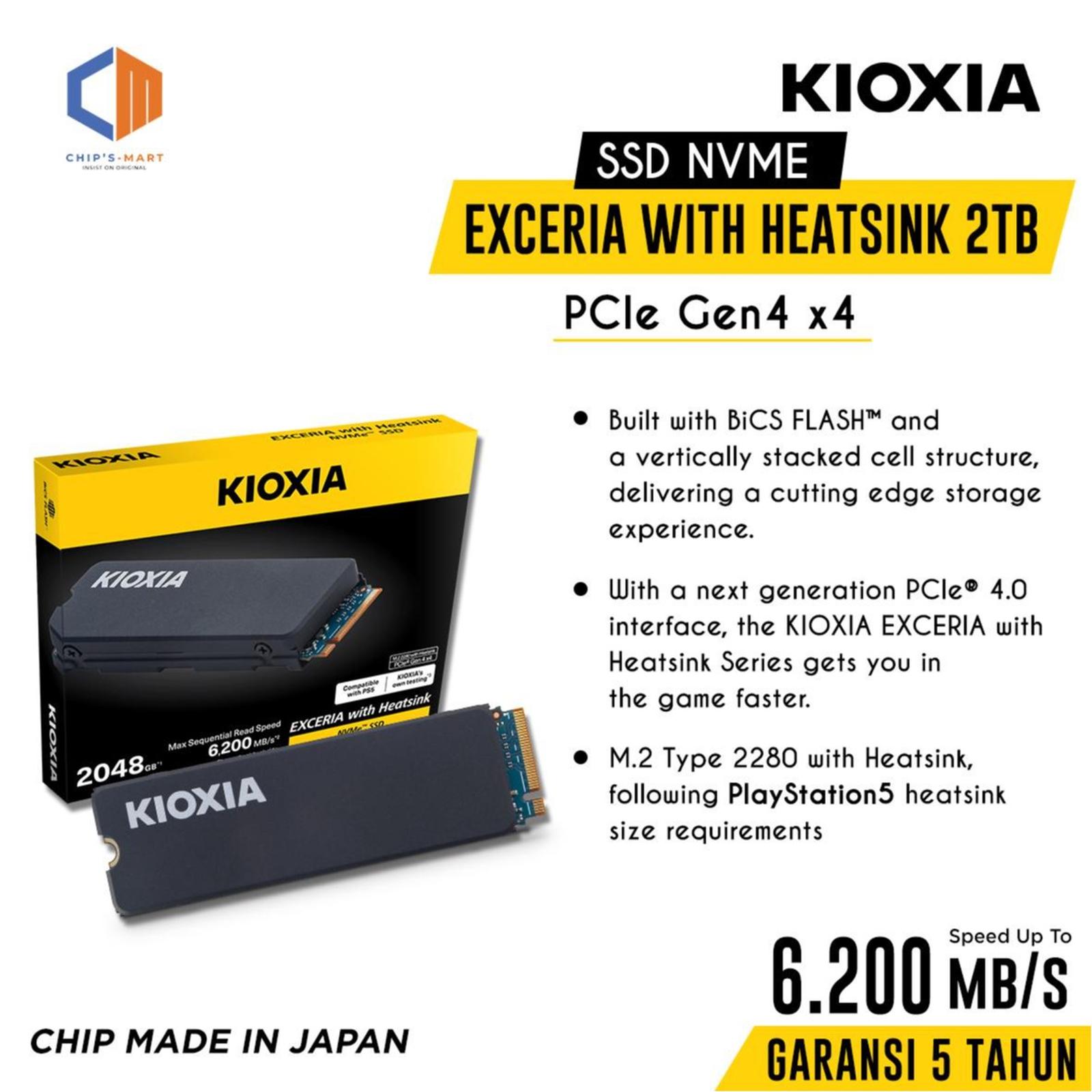 KIOXIA EXCERIA with Heatsink