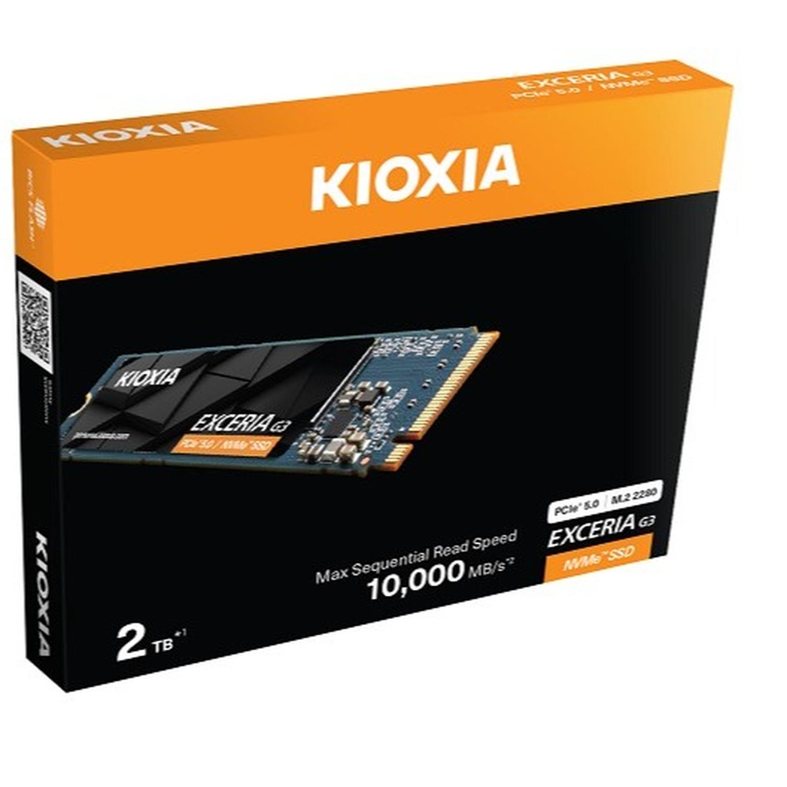 KIOXIA EXCERIA G3 NVMe SSD 2TB / Storage for Laptop atau PC / PCle Gen5 SSD 