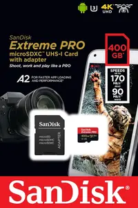 SANDISK MicroSD 400GB / Extreme Pro / Original / Garansi Lifetime