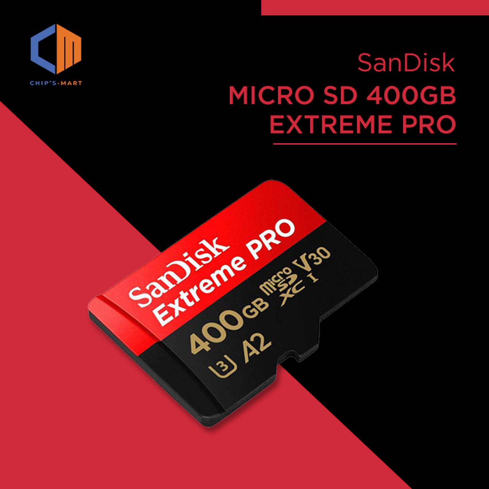 SANDISK MicroSD 400GB / Extreme Pro / Original / Garansi Lifetime