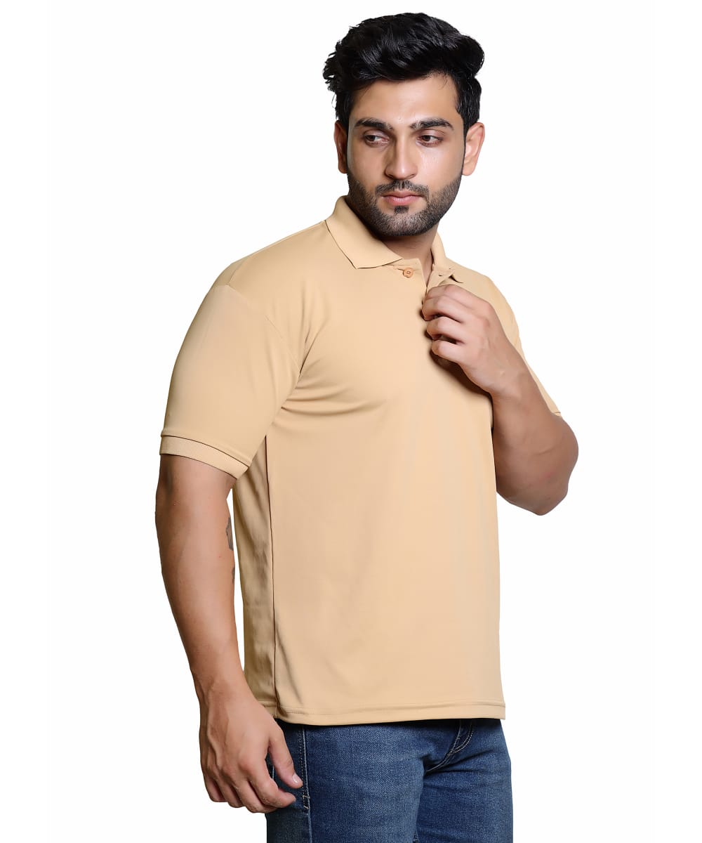 Beige Polo T-Shirt