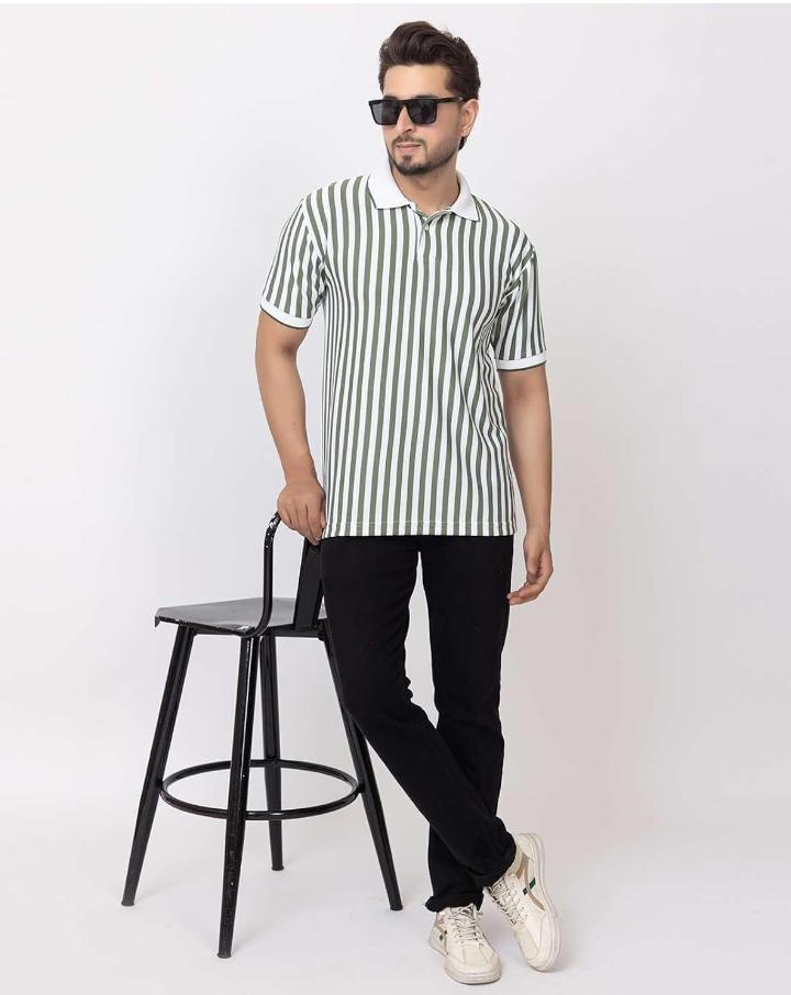 Striped Polo T-shirt