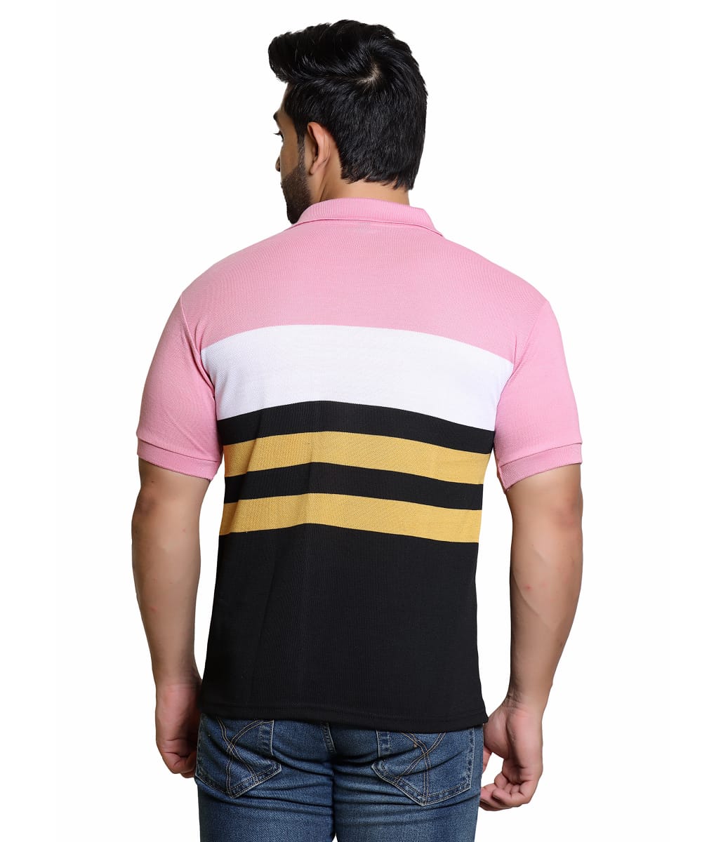 Men's Colorblock Polo T-shirt