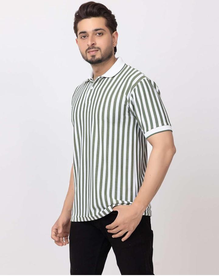 Striped Polo T-shirt