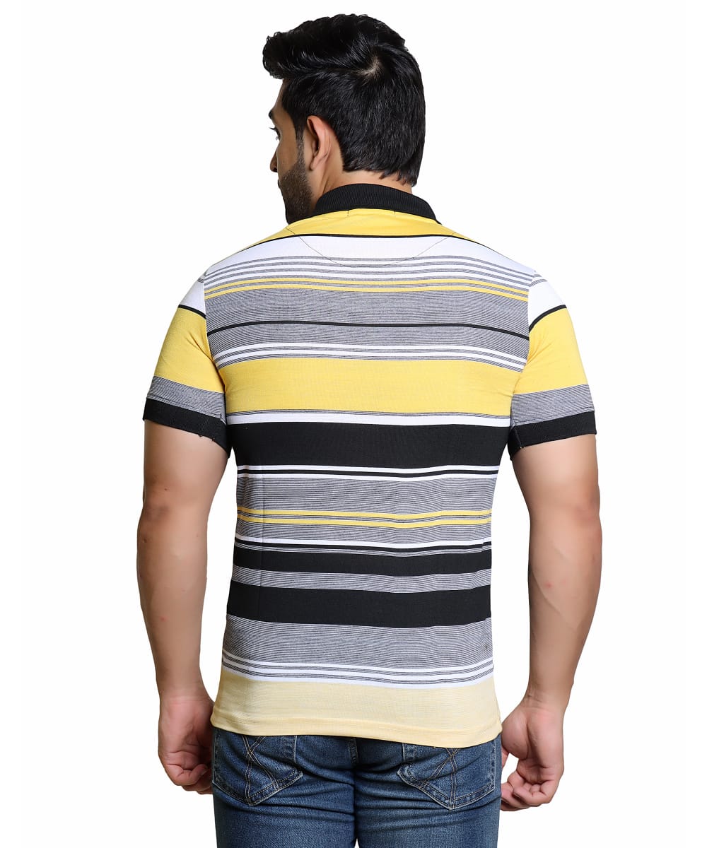 Striped Polo T-Shirt
