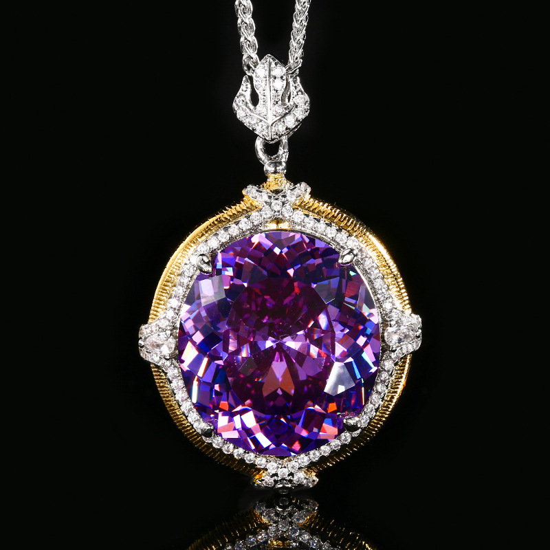 Elegant Vintage diamond Pendant Necklace