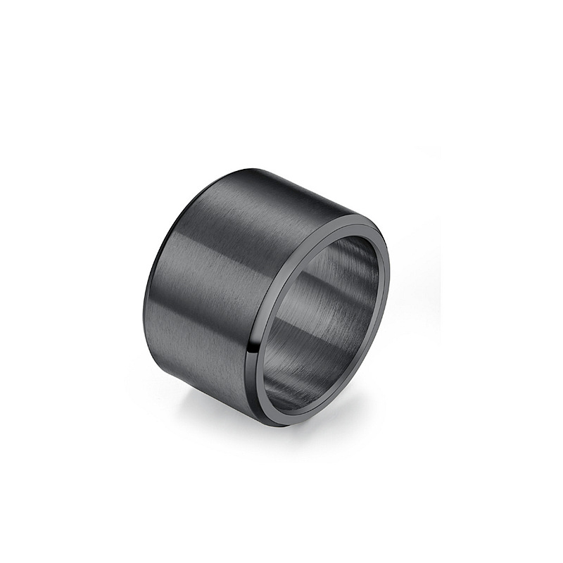 Stainless Steel Wide Band Sleek and modern metal jewelry Ring