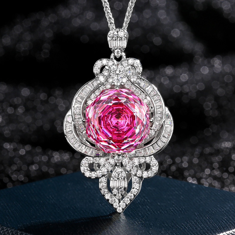 Stylish Elegant Multicolor Gemstone Pendant Necklace for women