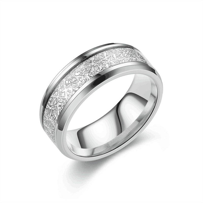 Hot-selling rime pattern fashion classic unisex rings 