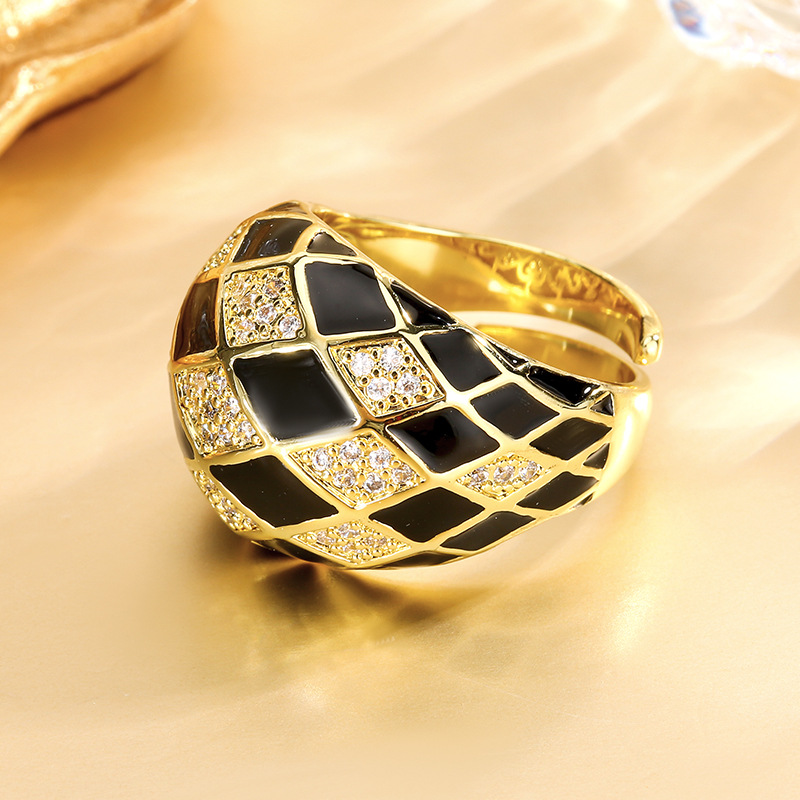 Vintage Gold-plated Stylish Imitation Gold Ring