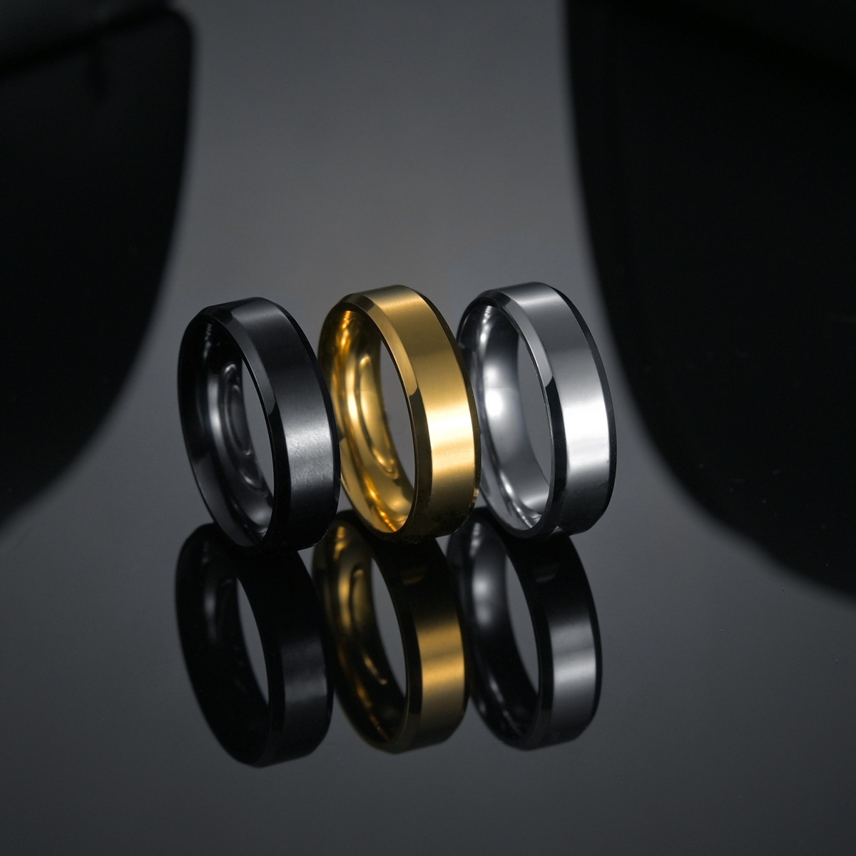 Sleek 6mm width, durable, and lightweight Stainless Steel Band Ring