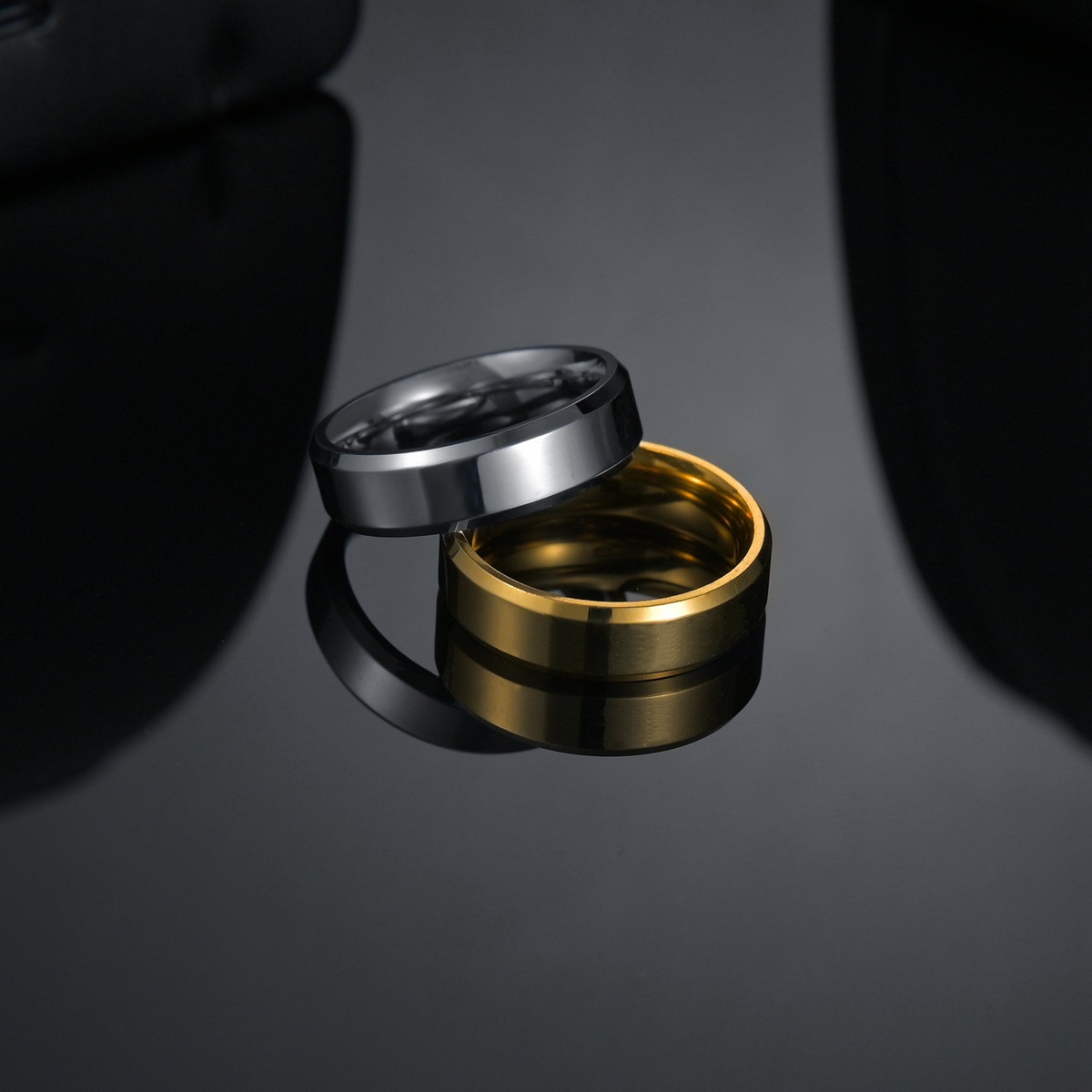 Sleek 6mm width, durable, and lightweight Stainless Steel Band Ring