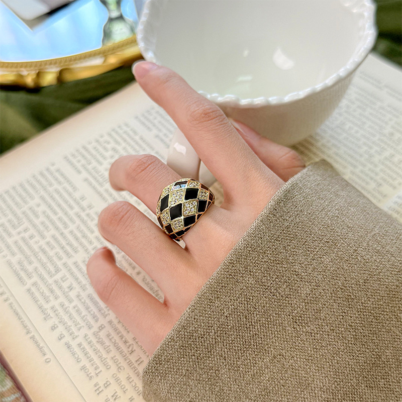 Vintage Gold-plated Stylish Imitation Gold Ring