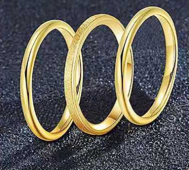 Elegent Three-Piece Ring Set