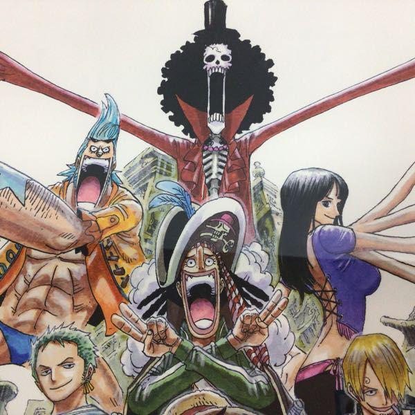 Straw Hat Pirate Crew Declaration of War Reproduction Original Artwork Jump Festa 2009