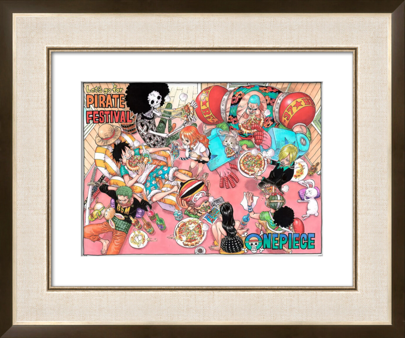 One Piece "Straw Hat Crew Pizza Party"