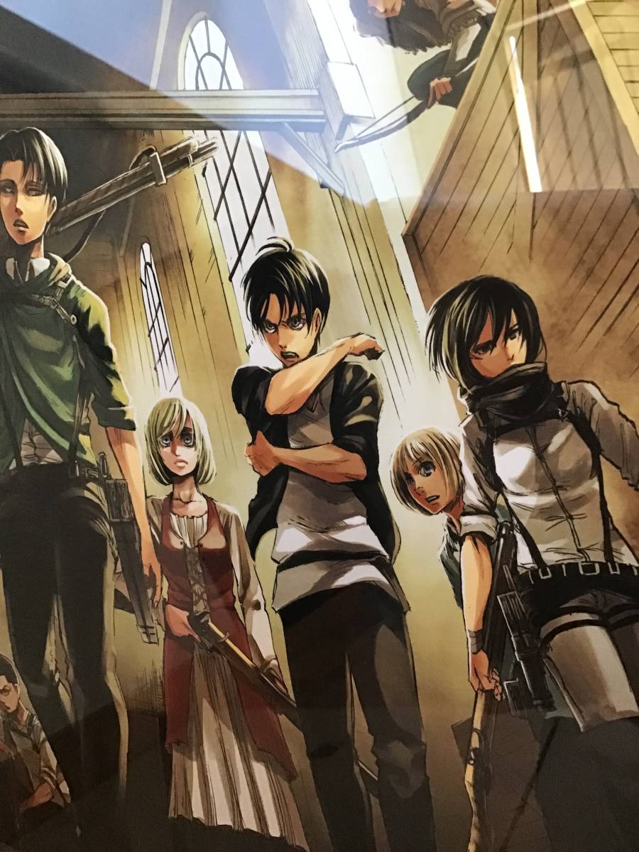 Attack on Titan Official Limited Art Framed Paintings Reproduction