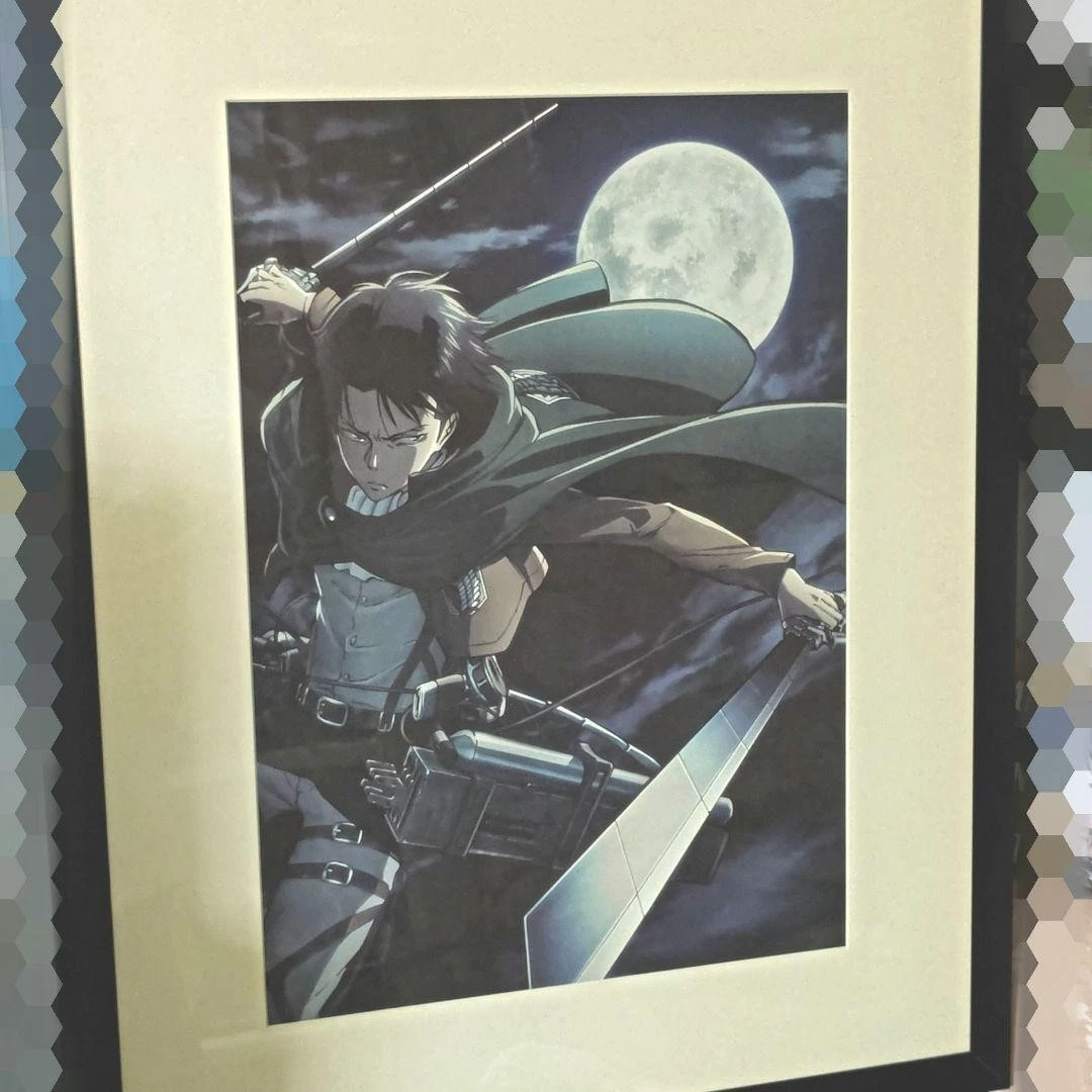 Attack On Titan Levi Character Fine Graph Art Print