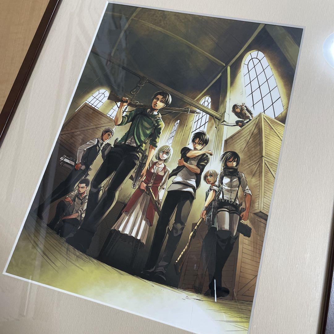 Attack on Titan Official Limited Art Framed Paintings Reproduction