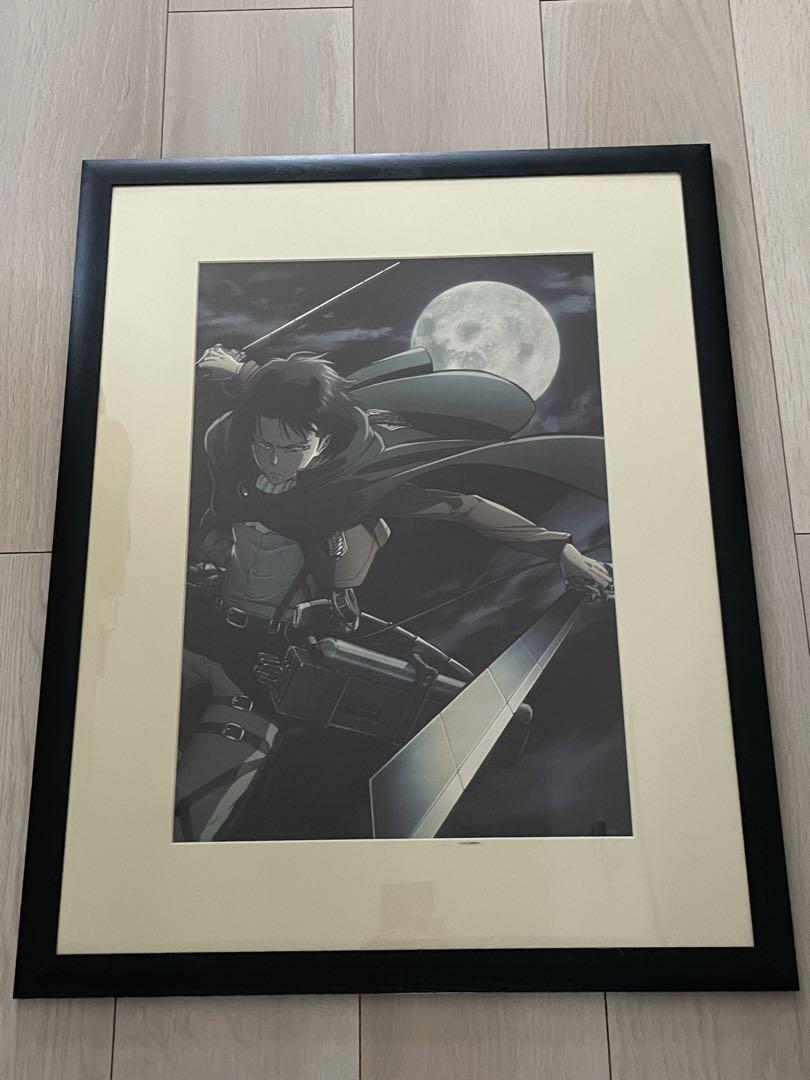 Attack On Titan Levi Character Fine Graph Art Print