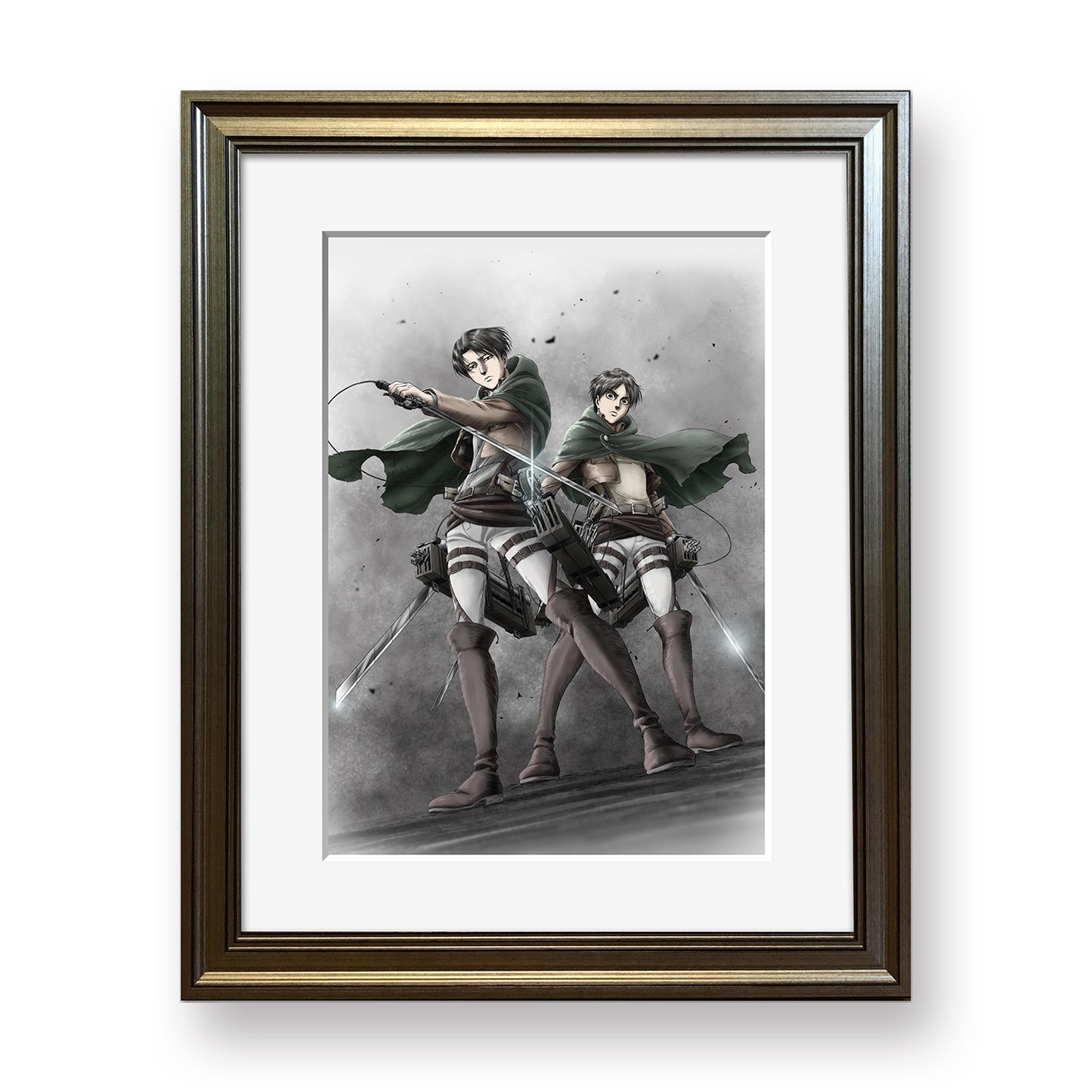 Attack On Titan: Eren & Levi Autographed Reproduction Original Art