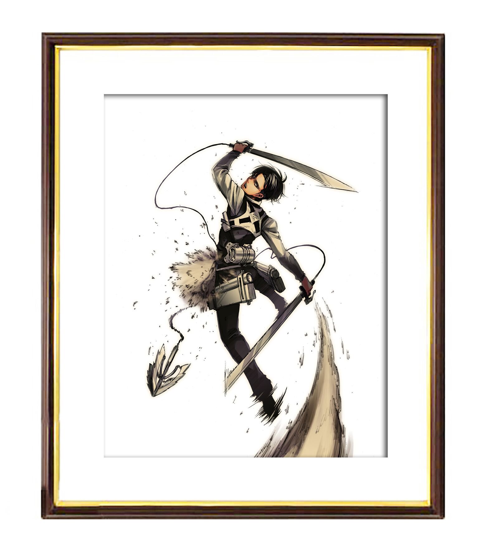 Attack on Titan "Levi Ackerman" Limited Reproduction Art