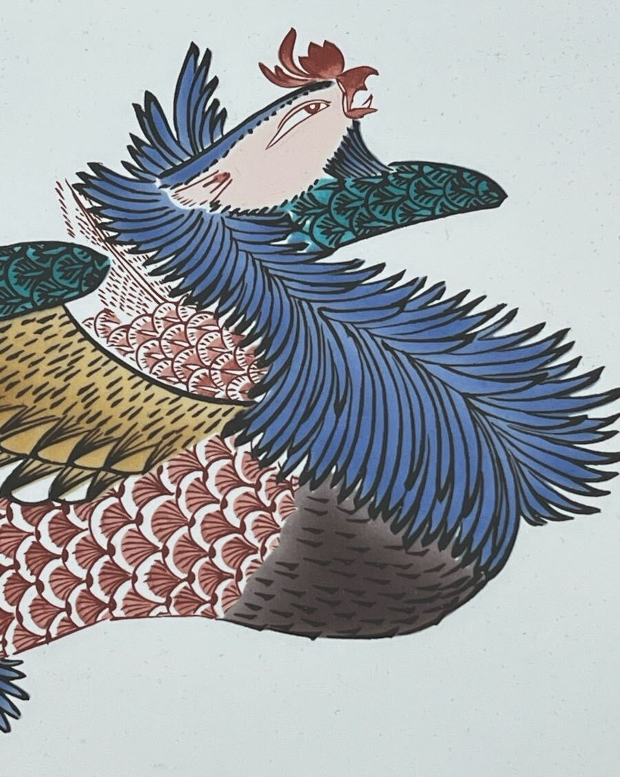 Kutani Porcelain "Rooster" 1997