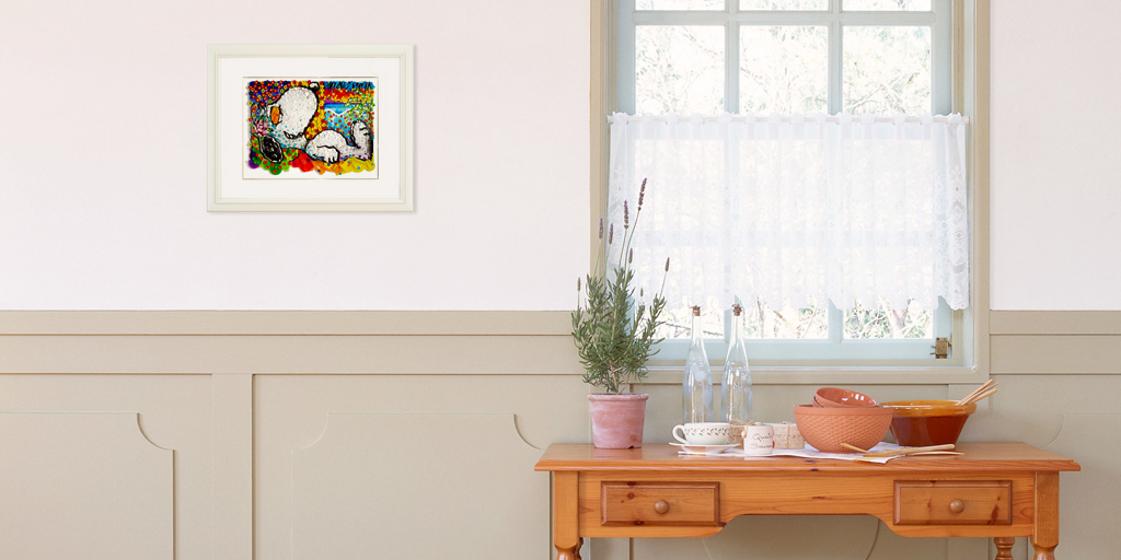 TOM EVERHART Snoopy Giclee Print