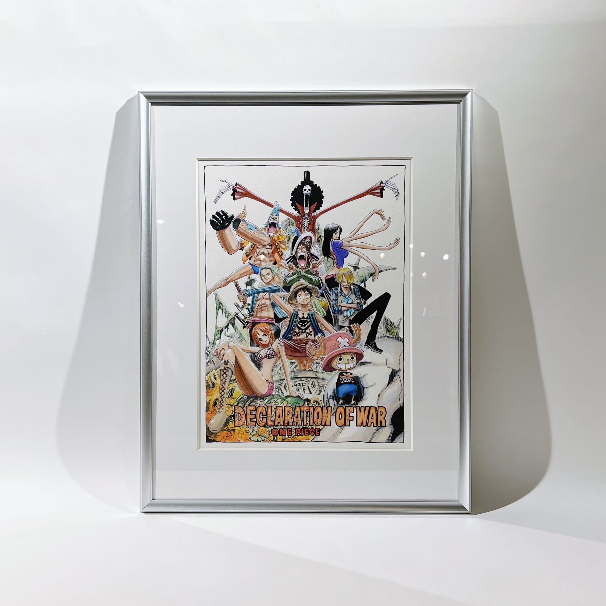 Straw Hat Pirate Crew Declaration of War Reproduction Original Artwork Jump Festa 2009