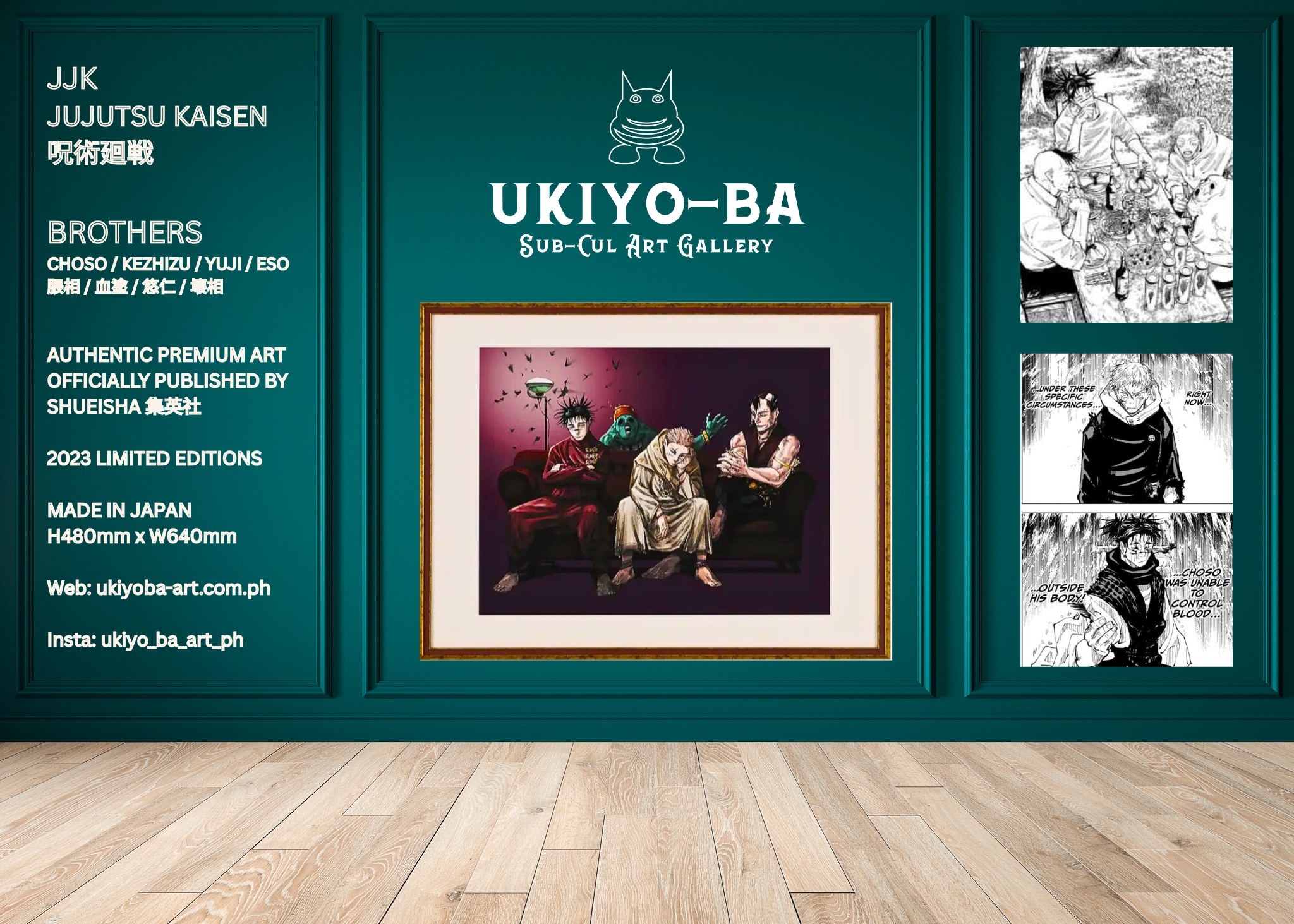 JJK Jujutsu Kaisen "Brothers" (Itadori, Choso, Eso & Kechizu)
