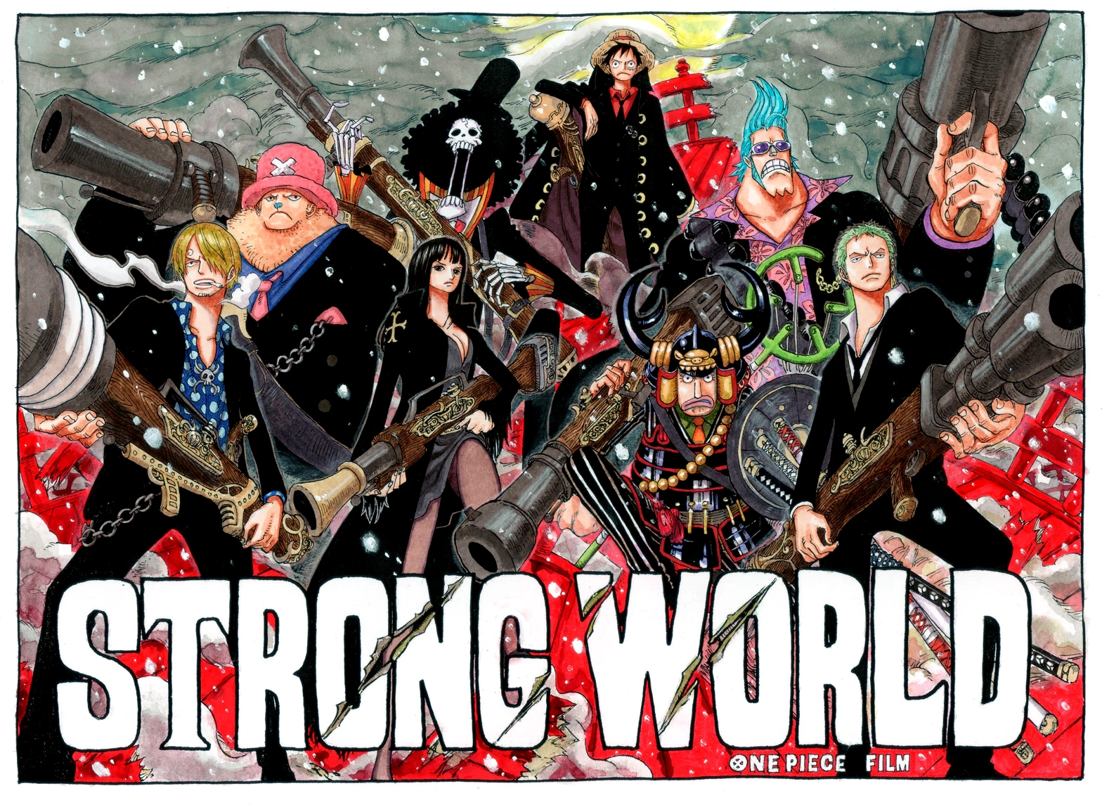 ONE PIECE Straw Hat Crew Film “Strong World“