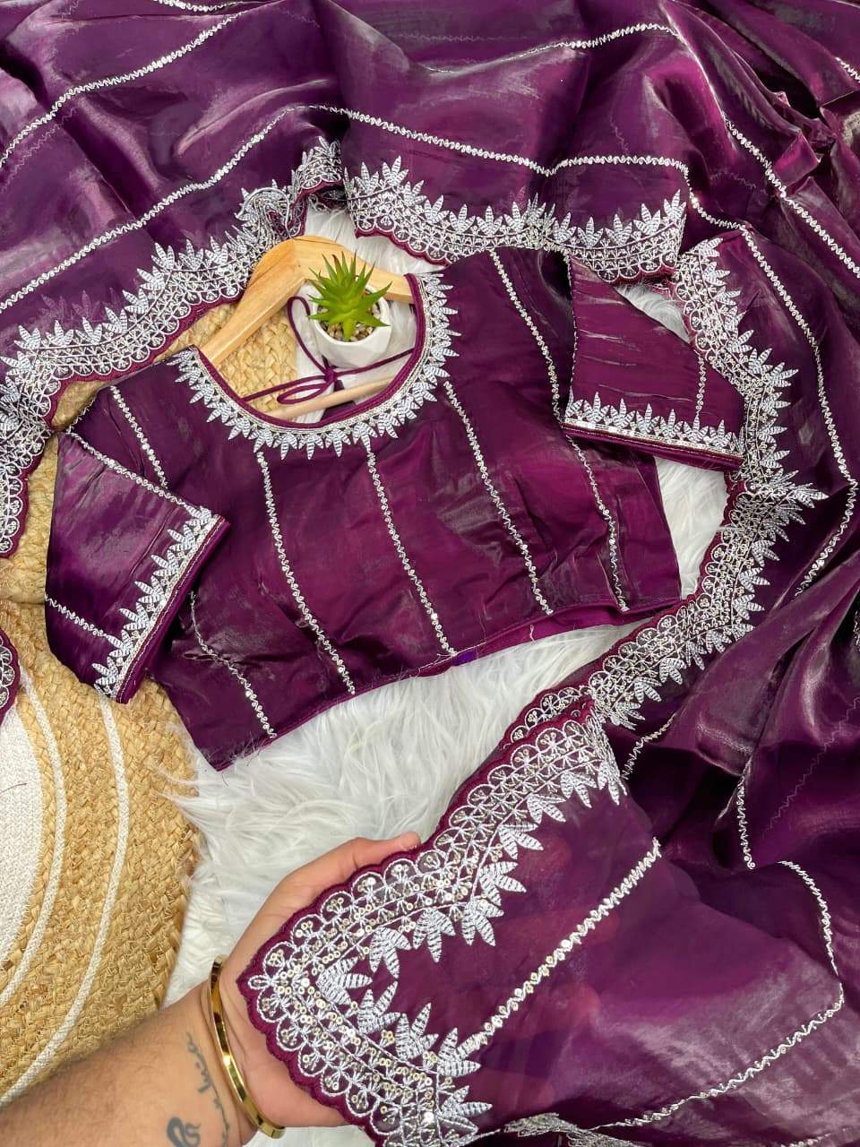 Soft Zimmy Choo Silk Saree