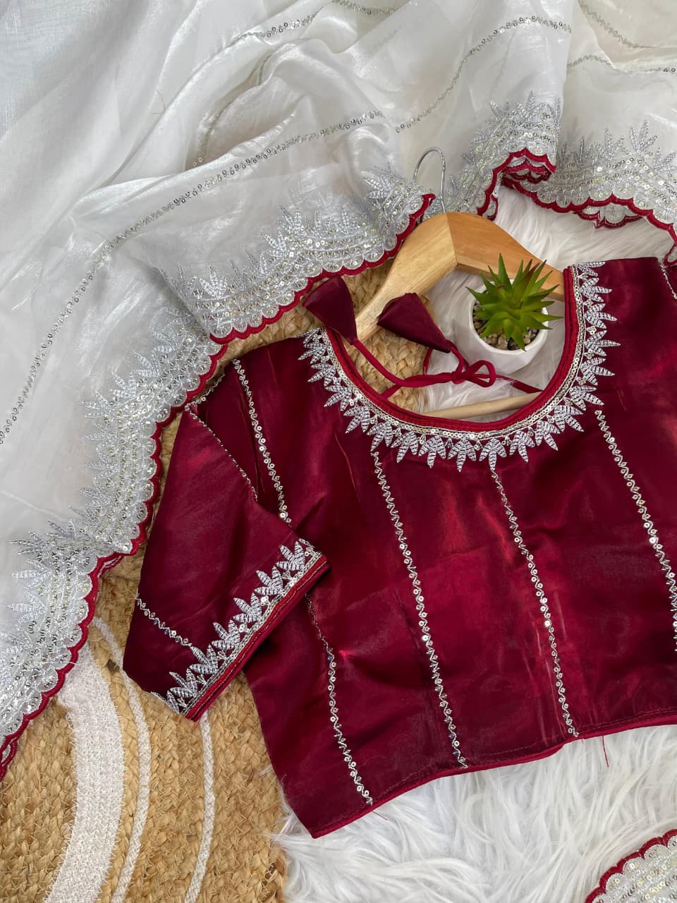 Soft Zimmy Choo Silk Saree