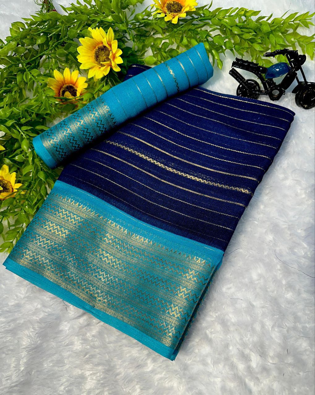 Beautiful semi mysore silk saree