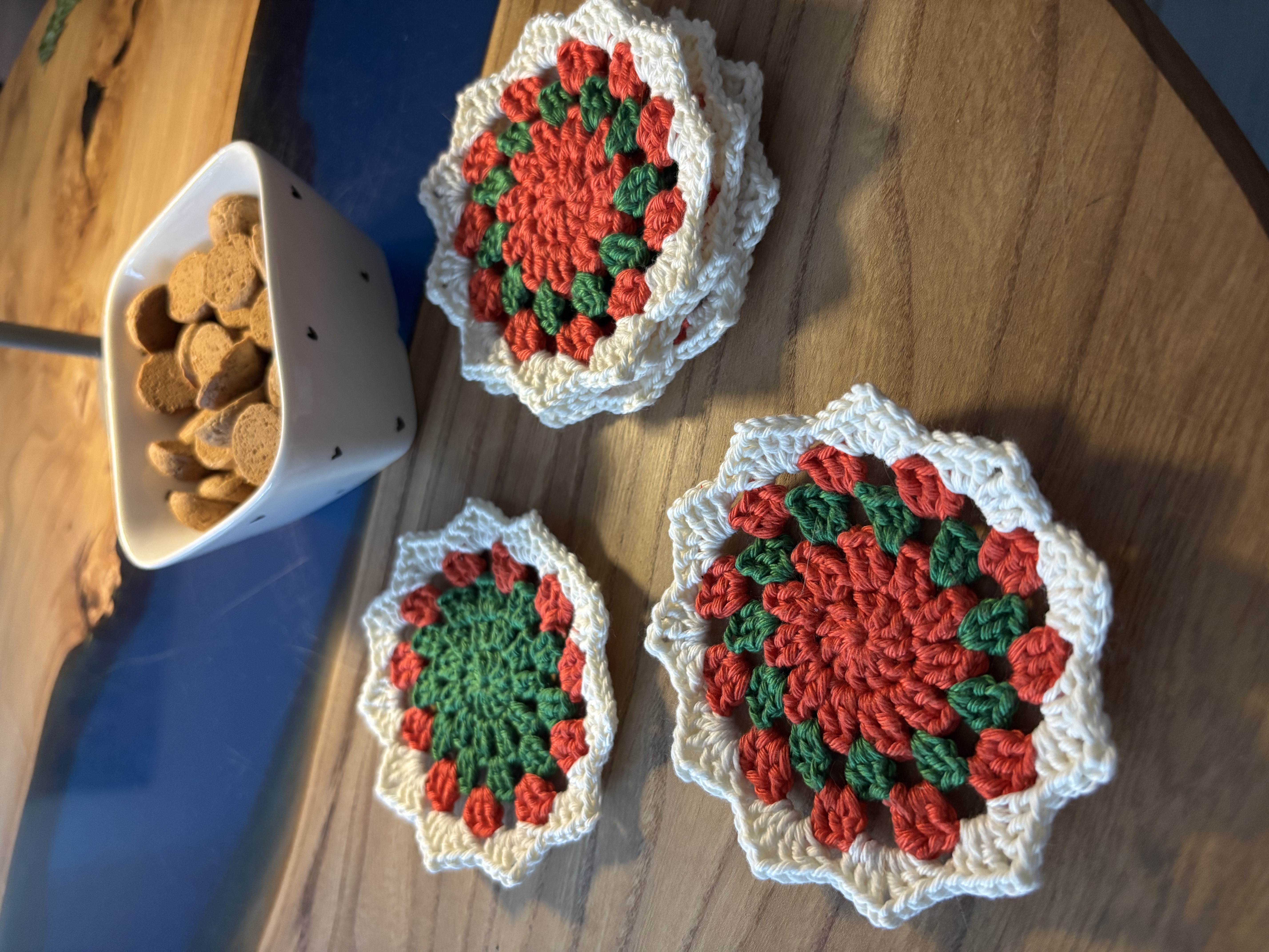 Gehaakte onderzetters