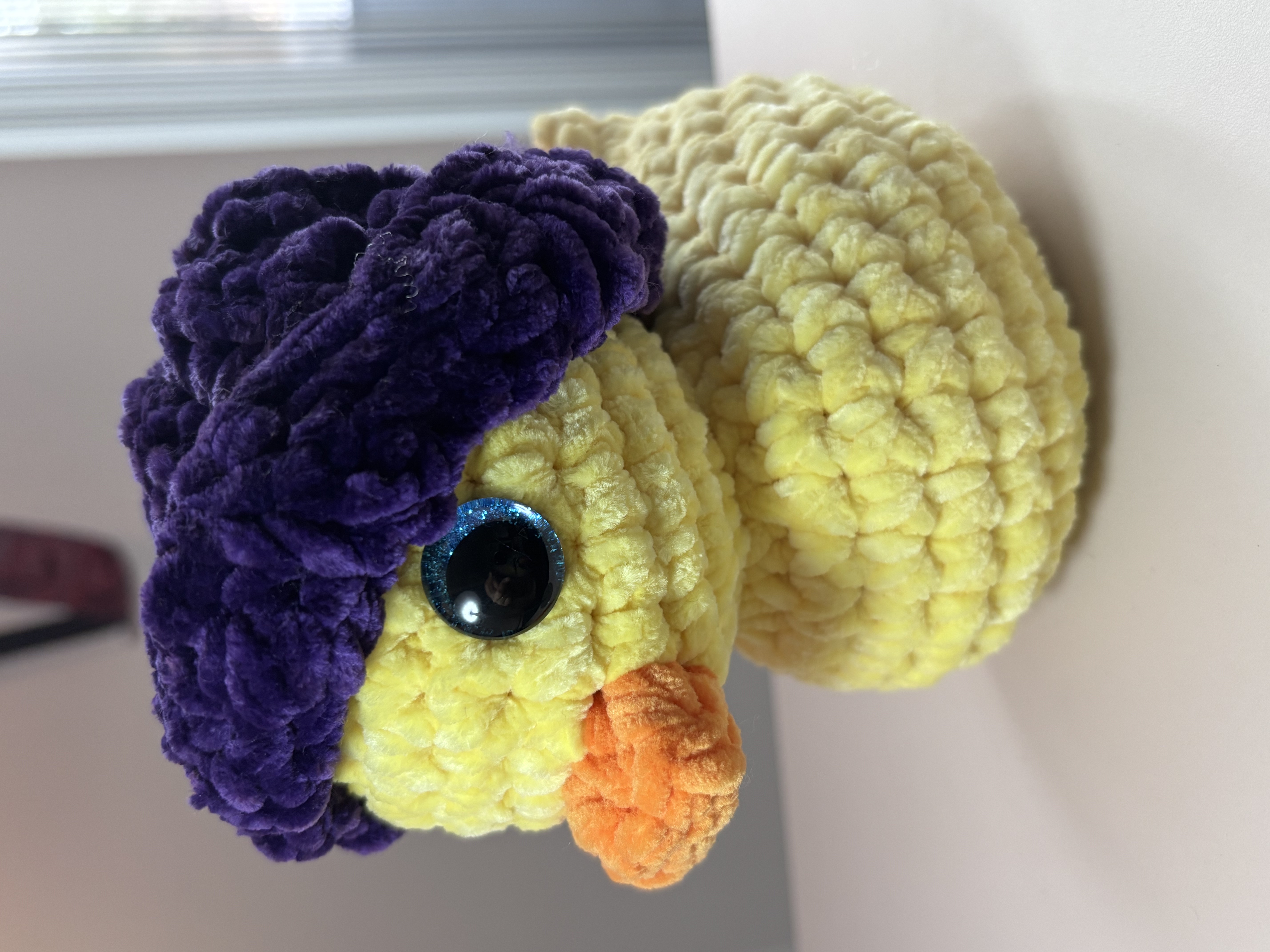 Pluche gehaakte badeend