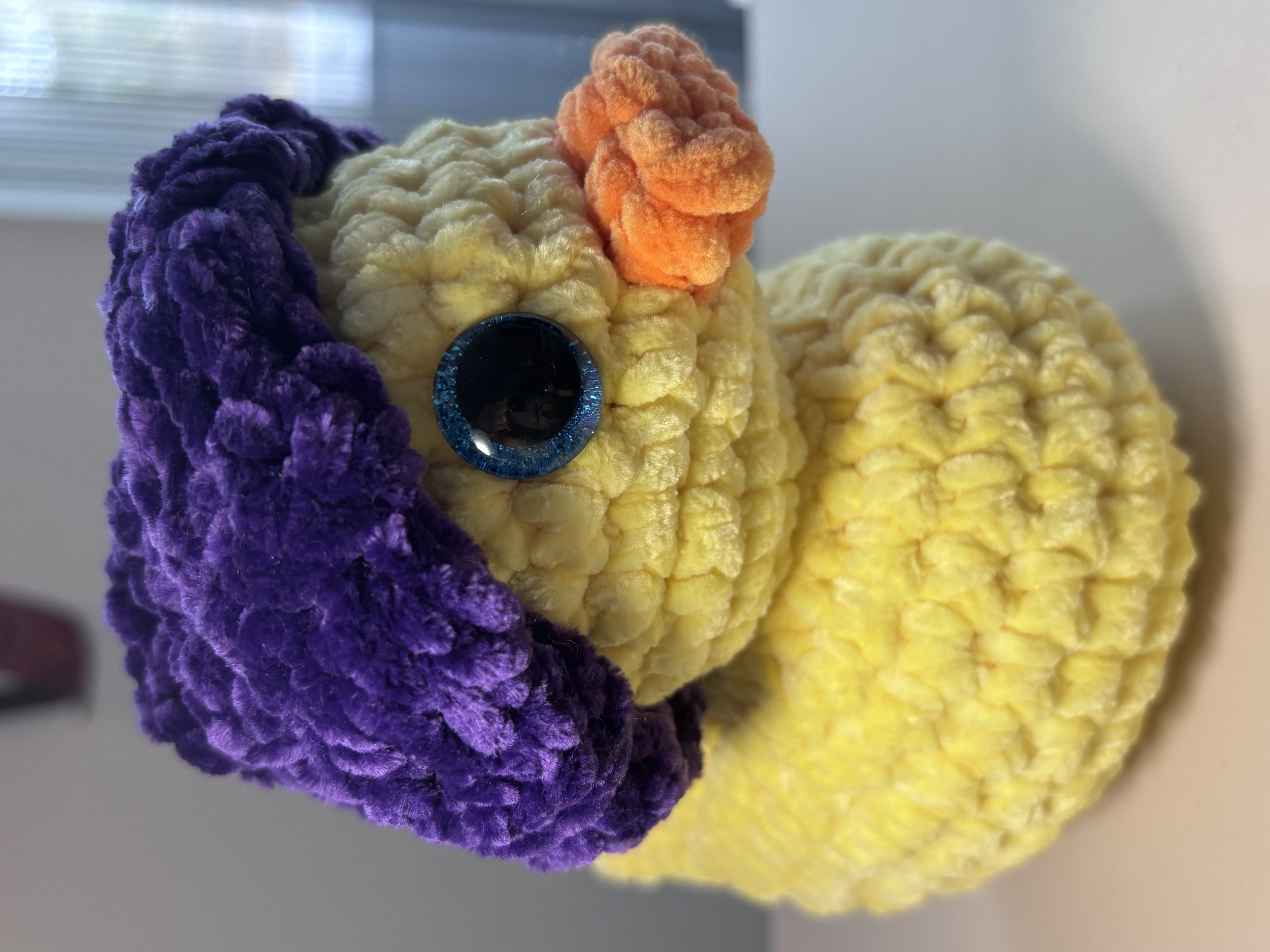 Pluche gehaakte badeend